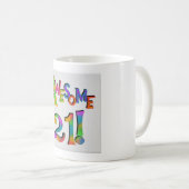 Feiern das fantastisches zwanzig kaffeetasse (VorderseiteRechts)