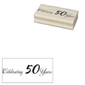 Feiern der 50-jährigen Briefmarke aus Kautschuk Gummistempel (Stempel)