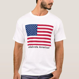 Feiern der amerikanischen Flagge T-Shirt