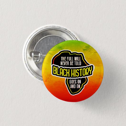 Feiern der BLACK-Geschichte Button (Vorne & Hinten)