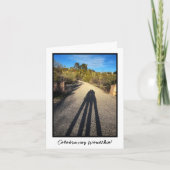 Feiern der Blank von Freundschaft-Schatten-Freunde Karte (Vorderseite)