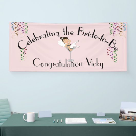 Feiern der Braut zum Duschen / Party Banner (Messe)