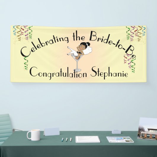 Feiern der Braut zum Duschen / Party Banner (Messe)