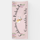 Feiern der Braut zum Duschen / Party Blond Banner (Vertikal)