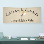 Feiern der Braut zur Dusche / Party-Ingwer Banner (Messe)