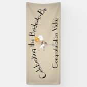 Feiern der Braut zur Dusche / Party-Ingwer Banner (Vertikal)