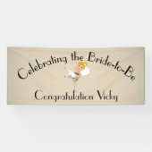 Feiern der Braut zur Dusche / Party-Ingwer Banner (Horizontal)