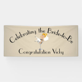 Feiern der Braut zur Dusche / Party-Ingwer Banner