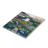 Feiern der Columbia River Schlucht Fliese (Seite)