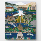 Feiern der Columbia-Schlucht Fotoplatte (Vorderseite)