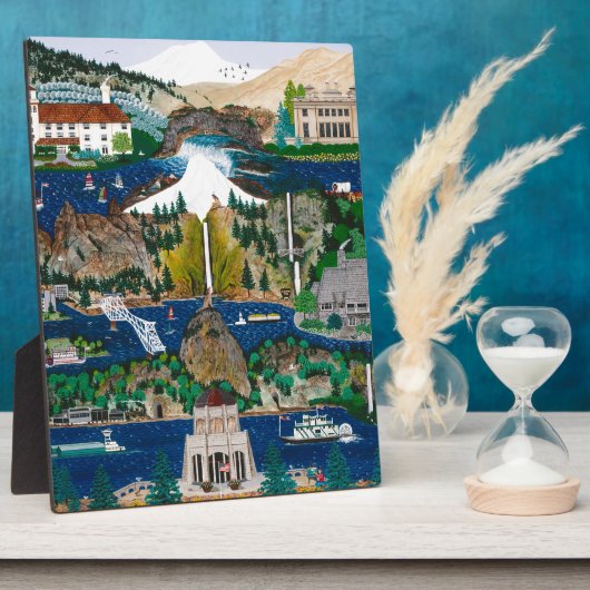 Feiern der Columbia-Schlucht Fotoplatte (Seite)