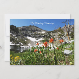 Feiern der Einladung zum Leben, Berge, See