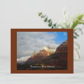 Feiern der Einladung zum Leben, Berge, Wolken (Stehend Vorderseite)