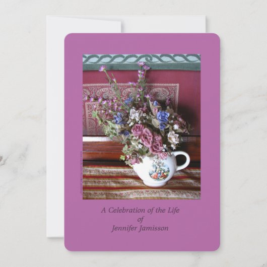 Feiern der Einladung zum Leben, Blume im Teekessel (Vorderseite)