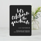 Feiern der Einladung zur Graduiertengruppe (Stehend Vorderseite)