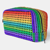 Feiern der Farbe- Rainbow Toilettentasche Waschbeutel (Rechte Ecke)