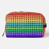 Feiern der Farbe- Rainbow Toilettentasche Waschbeutel (Rückseite)