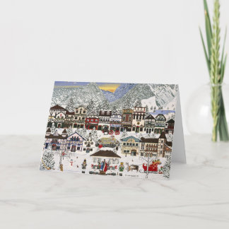 Feiern der Feiertage in Leavenworth Feiertagskarte