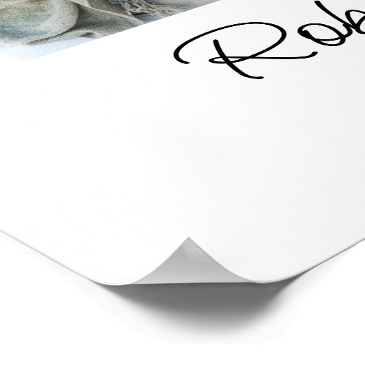 Feiern der Fotos des Lebens, Gedenkwillkommen Poster (Ecke)