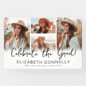 Feiern der Grad Foto Graduation Party Banner (Horizontal)