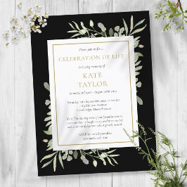 Feiern der grünen Schwarzen Einladung