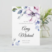 Feiern der Hochzeit unserer Liebe Einladung (Stehend Vorderseite)