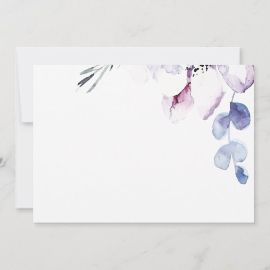 Feiern der Hochzeit unserer Liebe Einladung (Rückseite)