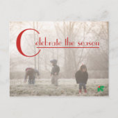Feiern der Jahreszeit | Foto Postkarte (Vorderseite)