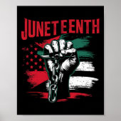 Feiern der Juneteenth Black Freedom African Ameri Poster (Vorne)