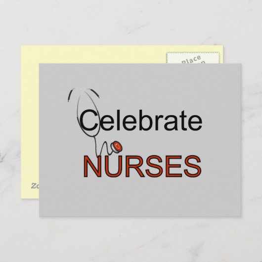 Feiern der Krankenschwestern T - Shirt und Geschen Postkarte (Vorne/Hinten)