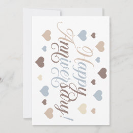 Feiern der Liebe: glücklicher Jahrestag Einladung