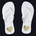 Feiern der Liebe mit personalisiertem Goldherz Badesandalen<br><div class="desc">Für ein verheiratetes Paar,  ein romantisches Design mit ihren Initialen (Mr   Mrs.) in einem grafischen Imitat goldenes Herz auf Weiß...  um allen Ihren Hochzeitsplanungen Komfort und Leichtigkeit zu bringen...  perfekt zum Tragen vor und nach der Hochzeit.</div>