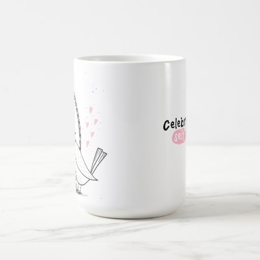 Feiern der Liebe Valentine Kaffeetasse (Mittel)