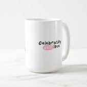 Feiern der Liebe Valentine Kaffeetasse (VorderseiteRechts)
