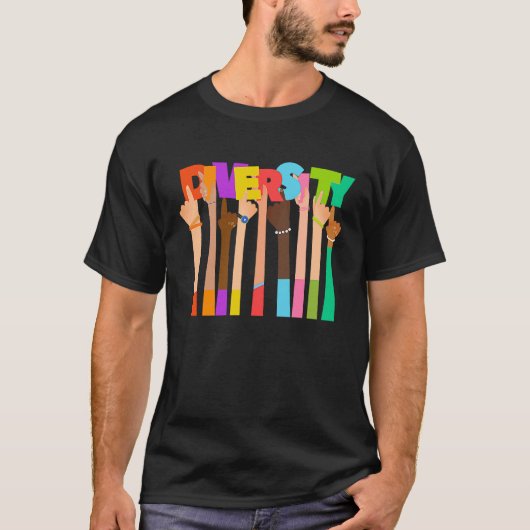 Feiern der Liebe von Diversity T-Shirt (Vorderseite)