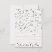 Feiern der Live-Einladung Vip Silver Einladung (Vorderseite)