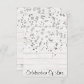 Feiern der Live-Einladung Vip Silver Einladung (Vorne/Hinten)