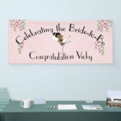 Feiern der Schwarzen Braut zum Duschen / Party Banner (Messe)