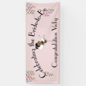 Feiern der Schwarzen Braut zum Duschen / Party Banner (Vertikal)