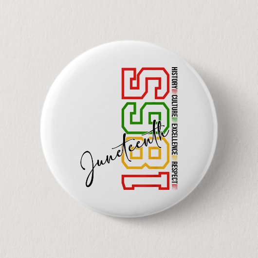 Feiern der schwarzen Geschichte im 19. Jahrhundert Button (Vorderseite)