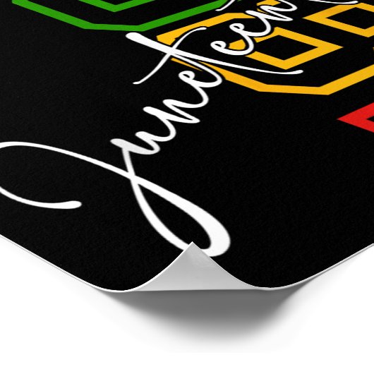 Feiern der schwarzen Geschichte im 19. Jahrhundert Poster (Ecke)