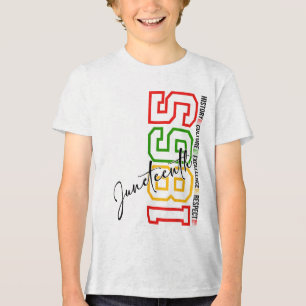 Feiern der schwarzen Geschichte im 19. Jahrhundert Tri-Blend Shirt