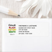 Feiern der Schwarzen Geschichte Monat Rücksendeadr (Insitu)