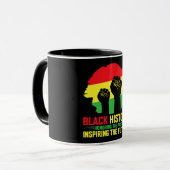 Feiern der schwarzen Geschichte Tasse (Vorderseite Links)