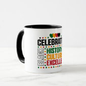 Feiern der schwarzen Geschichte Tasse (Vorderseite Links)