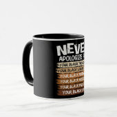 Feiern der schwarzen Geschichte Tasse (Vorderseite Links)
