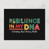 Feiern der Schwarzgeschichte Monat Kulturerbe Post Postkarte (Vorderseite)