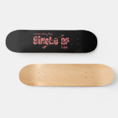 FEIERN DER SINGLE AF LIFE lustige Singles Skateboard (Horizontal)
