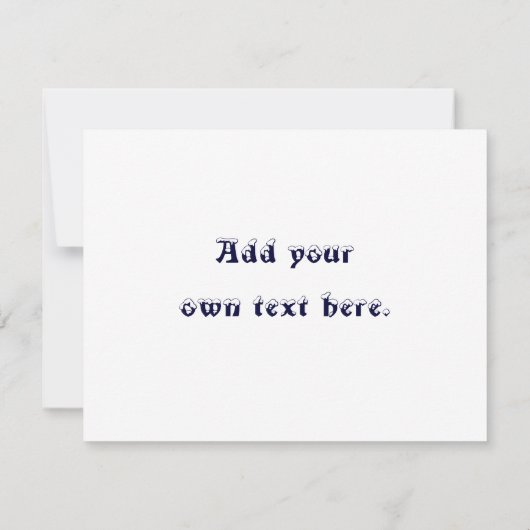 Feiern der Snowman-Einladung - Leere im Inneren Einladung (Rückseite)