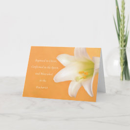 Feiern der Taufkommunion der RCIA Karte